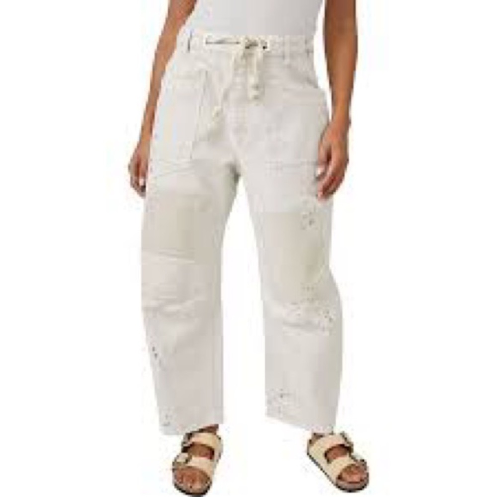 We The Free Women's Boyfriend Jeans in Off-White